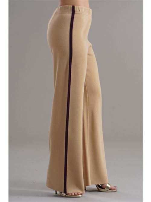 Pantalone in misto lana Love To Love by Gai Mattiolo | LV2015BEIGE/VINO